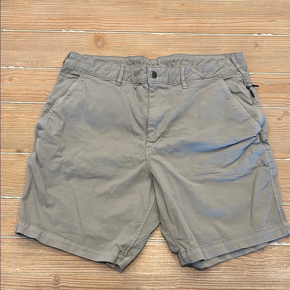 Gray Cargo Shorts with Practical Design